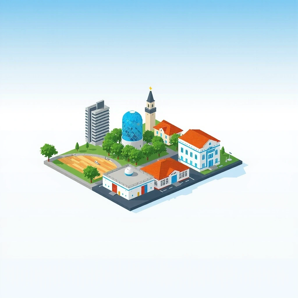 Vista aérea do bairro da Barra em Salvador