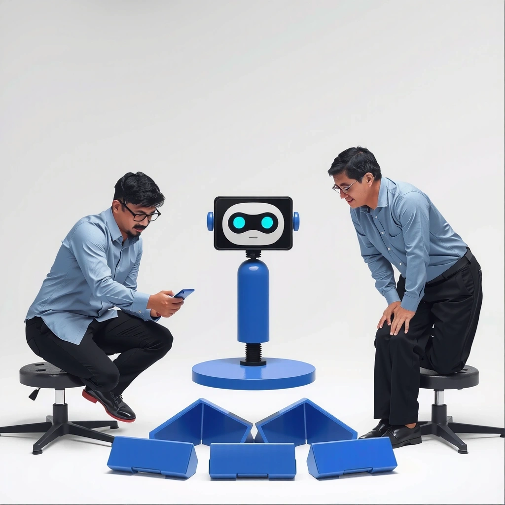 Equipe da Inteligência Artificial Brasil trabalhando com soluções de IA